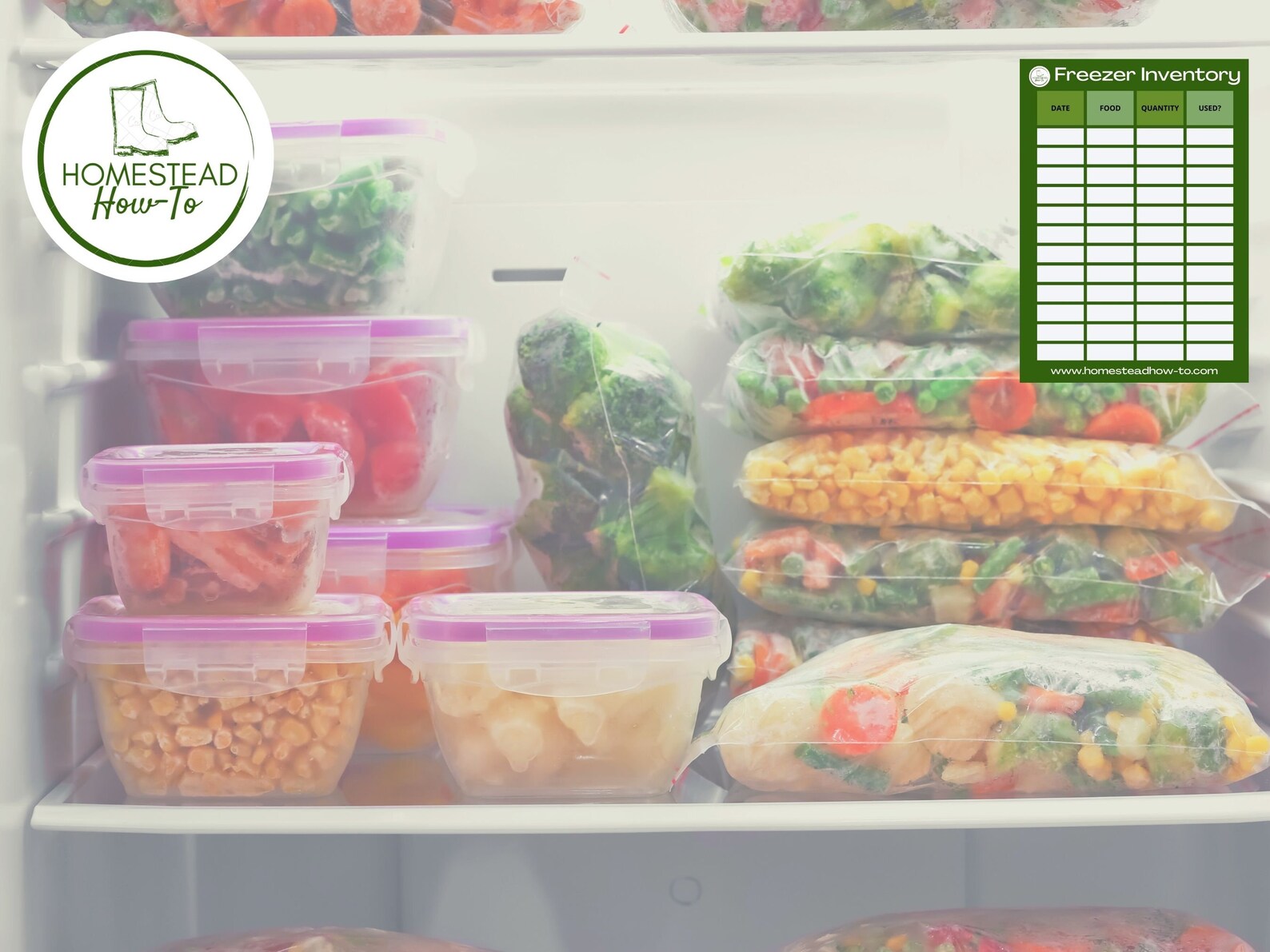 Freezer & Pantry Inventory Tracking Downloadable Lists Etsy