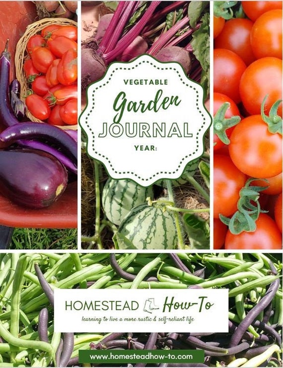 Vegetable Garden Journal FILLABLE PDF Etsy