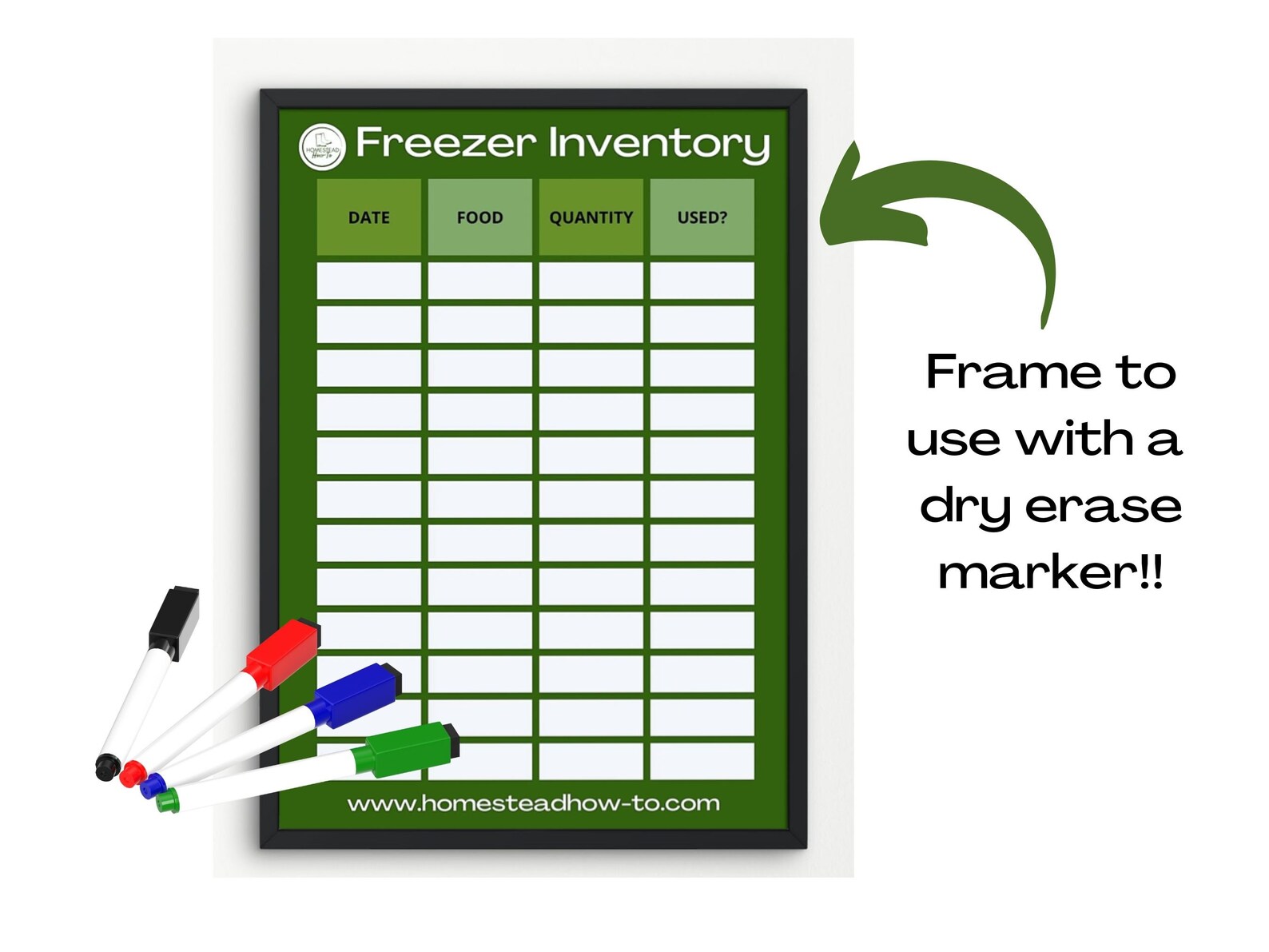 Freezer & Pantry Inventory Tracking Downloadable Lists Etsy