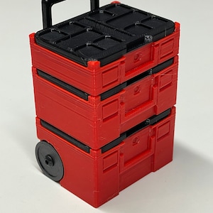 Skrzynka narzędziowa w skali 1/10, wzorowana na popularnym systemie „Pack Out”
