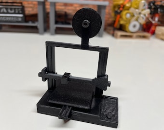 1/10 Scale 3D Printer, for those extra small projects!  Right at home in a Scale Garage!
