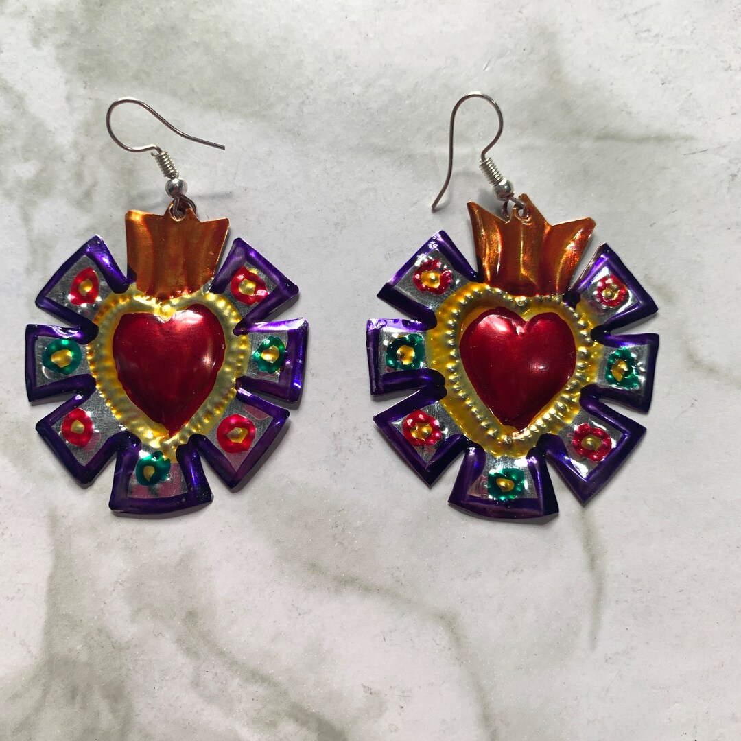 Hojalata Mexican Tin Art Handmade One of a Kind Item Made of Etsy