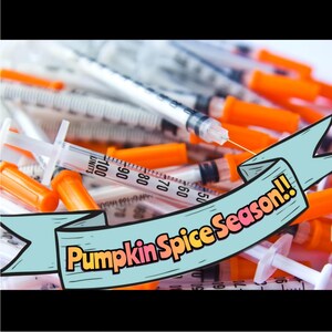 Pumpkin Spice Season - Dark Adult Humor Sticker - Funny Inspiration Unspiration Decal for Computer, Notebook, Water Bottle, Bumper Sticker