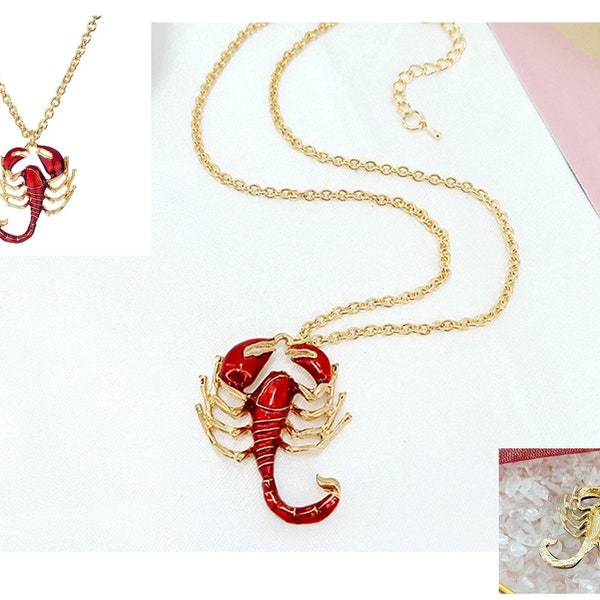 Scorpion Necklace Etsy