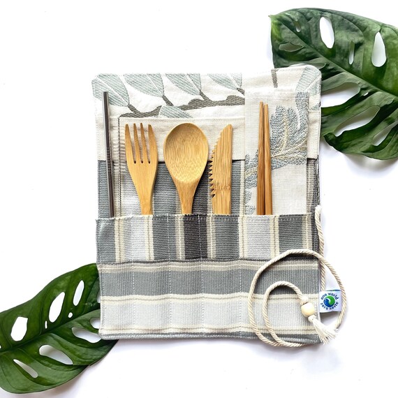 Reusable Utensil Set Zero Waste Travel Cutlery Upcycled Etsy