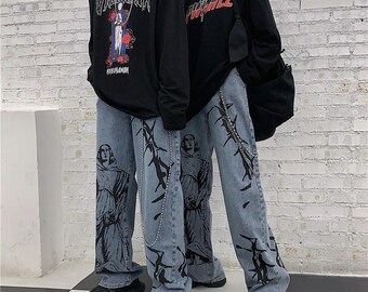 Anime Manga Jeans | Etsy