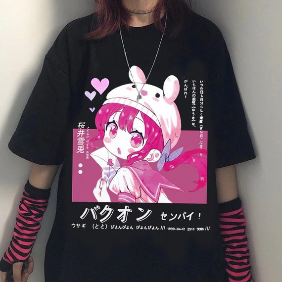 Shirts Y2k Kawaii Clothes Plus 