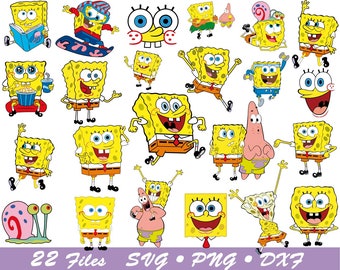 Download Spongebob Birthday Svg Etsy