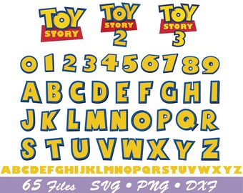 Download Toy Story Font Svg Etsy