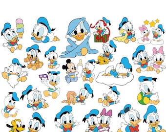 Baby Donald Duck Etsy