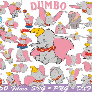 Baby Elephant svg, Cartoon svg, Elephant svg, Baby Dumbo svg, Kids Birthday svg, Family Birthday Party svg, Party svg, cricut file