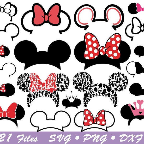 Half Mouse Silhouette svg, Mouse svg, Half Mouse svg, Mouse Head svg, Mouse Ears svg, Mouse Clipart svg, Mouse Characters svg, Cricut file