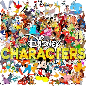 Magical Kingdom Svg Png Bundle, Cartoon Characters Svg, Mega Cartoon Svg, Mouse Friends Svg, Princess Friends Svg, Family Trip Svg Birthday