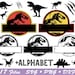 Jurassic Park Template svg, dinosaur t-rex svg, tyrannosaurus svg, Jurassic Park png, Jurassic dxf, Birthday svg, Printable, cricut file 