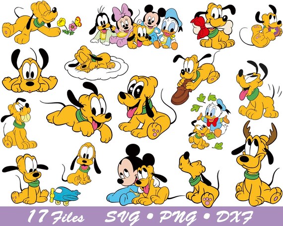 Baby Pluto Svg Disney Babies Svg Disney Friends Png Disney Etsy Canada