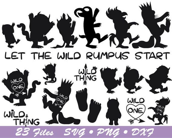 Where The Wild Things Are Monster Silhouette