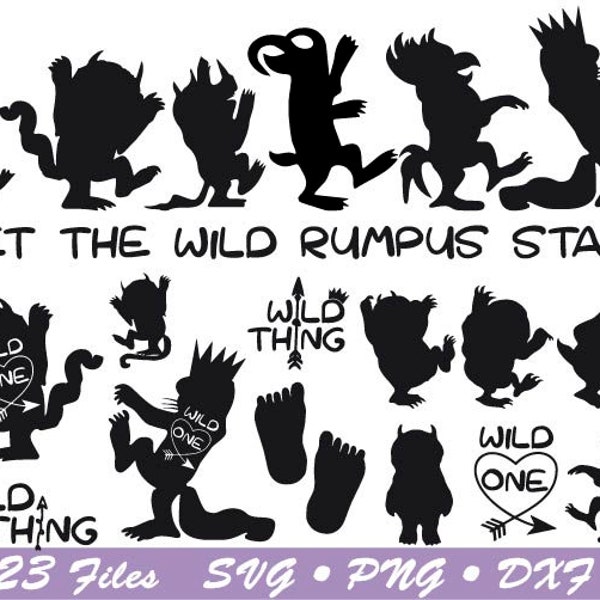 Where The Wild Things Are svg, Wild One svg, Wild Things svg, Wild One png, Where The Wild Things Are cricut, Cricut file
