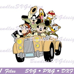 Mouse Safari Jeeb Character svg, Bundle Animal Kingdom Family Vacation 2023 svg, Mouse Family Trip svg, Mouse Safari Jeep svg, Cricut file