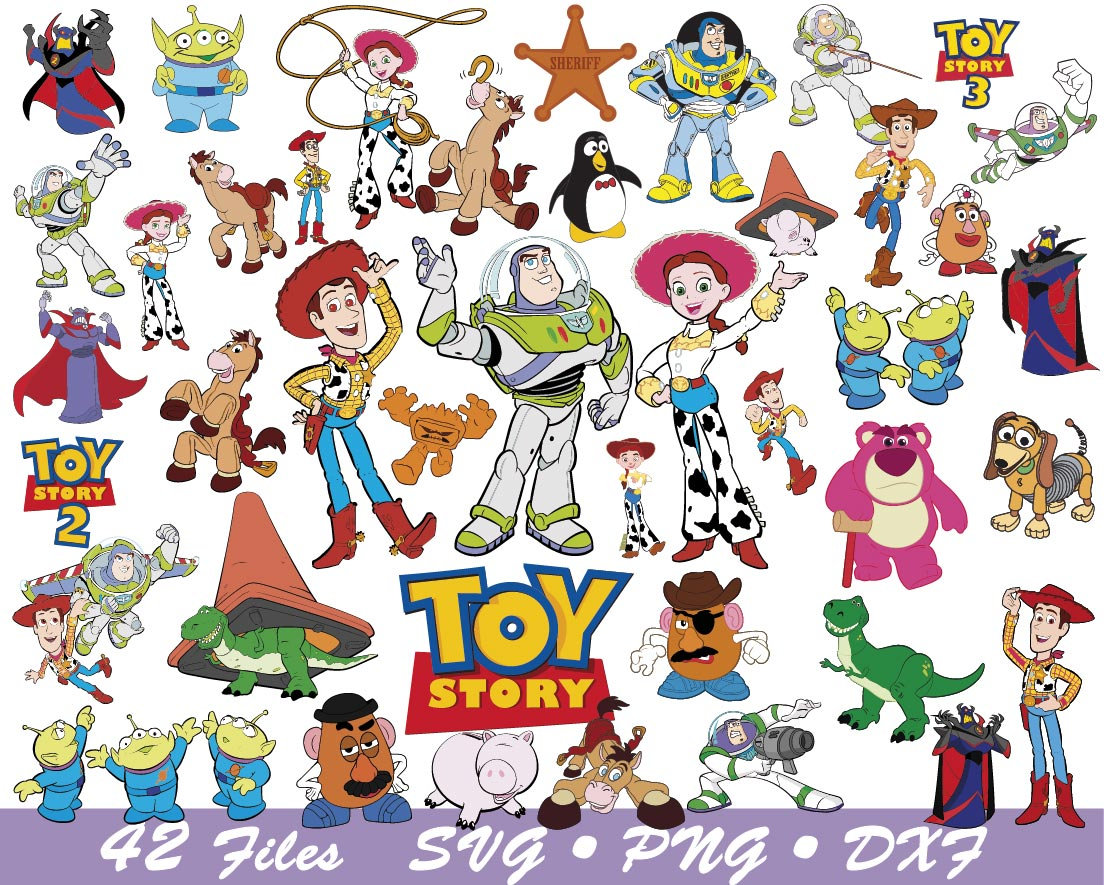 Toy Story Svg Toy Story Characters Svg Toy Svg Birthday Etsy Canada