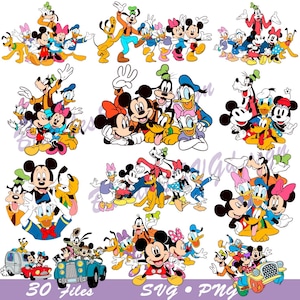 Bundle Mouse & Friends Svg Png, Magical Kingdom Svg, Mouse Squad Svg, Mouse Family Svg, Family Vacation Svg, Family Trip Svg