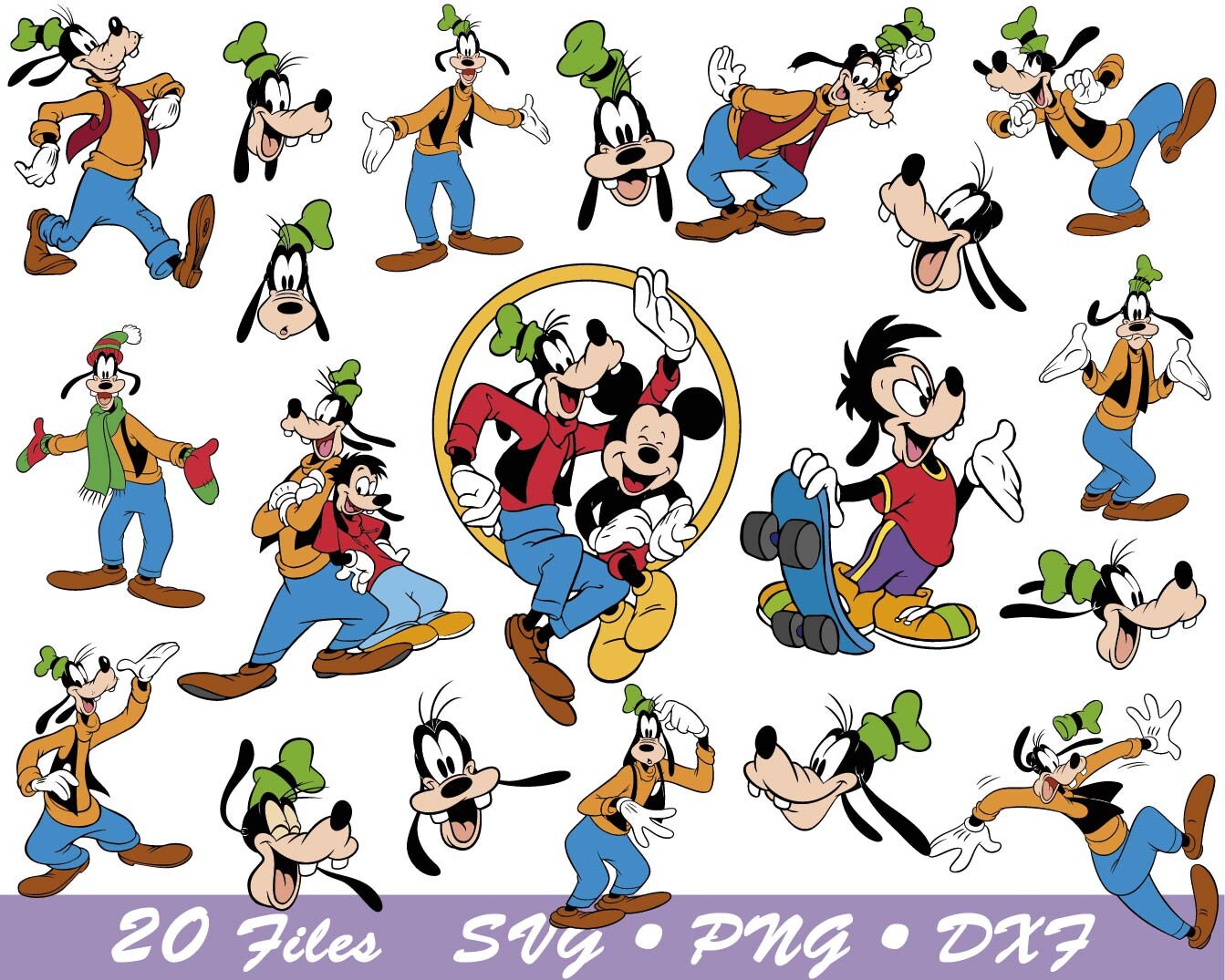Goofy Svg Disney Goofy Svg Disney svg mickey svg Baby | Etsy