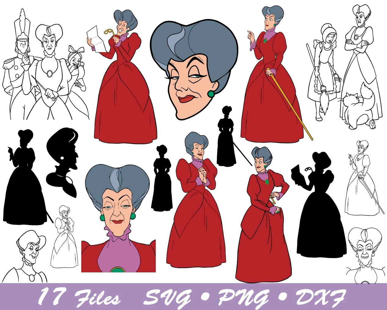 Lady Tremaine Svg Wicked Stepmother Png Disney Villains Svg Etsy
