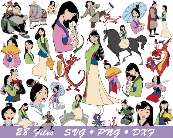 Mulan Svg Disney Princess Mulan For Girls Svg Disney Svg Etsy