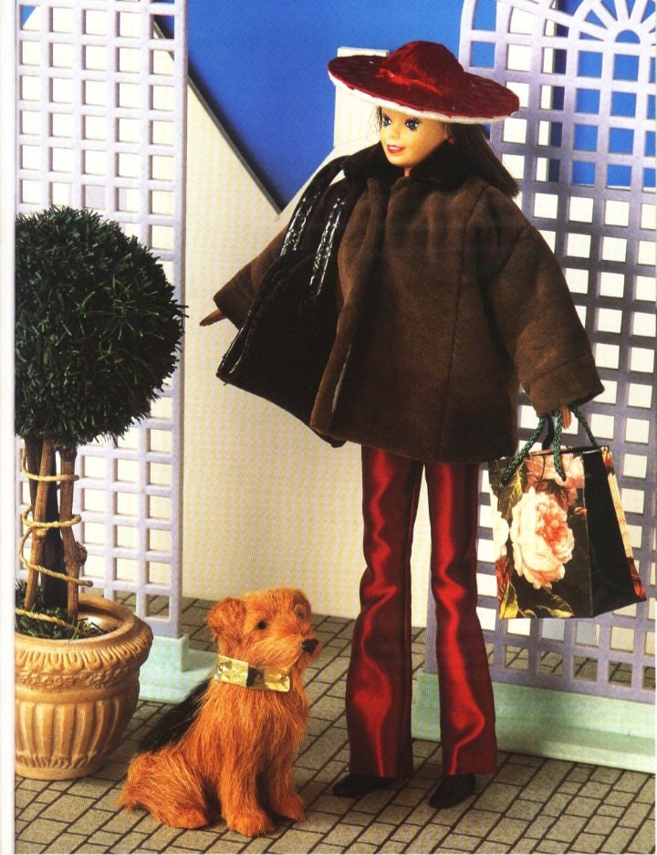 Copy of Book Clothes Pattern of Barbie Doll 11 12 | Etsy