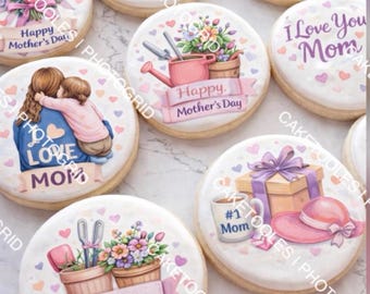 CUSTOM Mothers Day Cookies