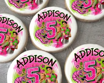 Disney Zombie Addison and Zed birthday cookie set (Sugar Cookies)