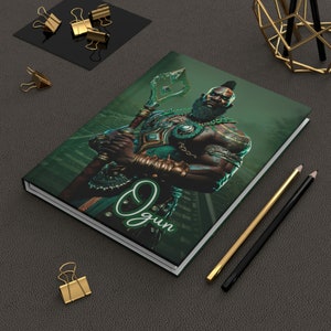 Ogun Hardcover Journal Matte (Libreta de Ogun) Size 5.75&quot;x8&quot;