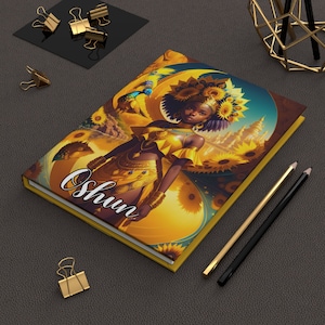 Oshun Hardcover Journal Matte (Libreta de Oshun) 3 Tamaño 5.75"x8"