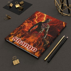 Shango ハードカバー ジャーナル マット (Libreta de Shango) サイズ 5.75 インチ x 8 インチ
