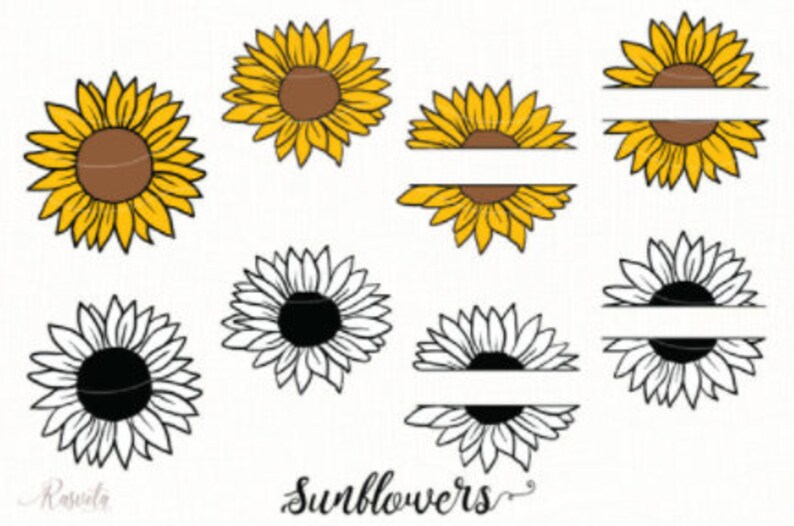 Free Free 187 Sunflower Clipart Svg Free SVG PNG EPS DXF File