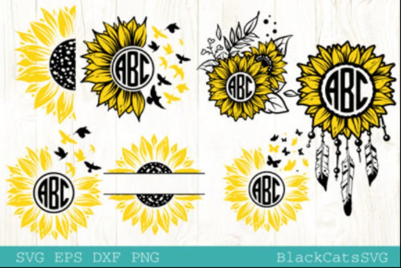 Download Sunflower Home Signs Sunflower Bundle Svg Cricut Svg Sunflower Decal Cut File Sunflower Monogram Sunflower Clipart Sunflower Svg Clip Art Art Collectibles