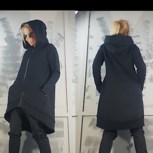 Long zipper sweatshirt sales