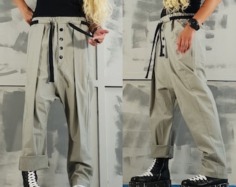 New Collection Extravagant pants, Women Harem Pants, Avant Garde Trousers, Gothic Pants, Punk Pants, Baggy pants, Loose Pants