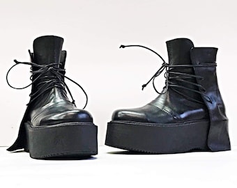 MUSTANG Y2K vintage plataforma de invierno Botas Boxcar Betty | Etsy España