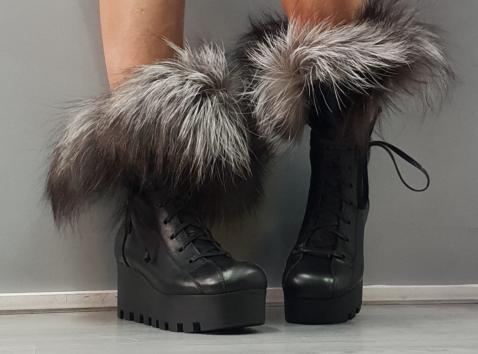 【PORTERNA】Aidi Fur Boots PORTERNA】Aidi Fur Boots (PORTERNA/ショートブーツ・ブーティ