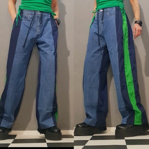 Calças Harem Femininas Avant Garde: Calças Largas, Estilo Punk Gótico