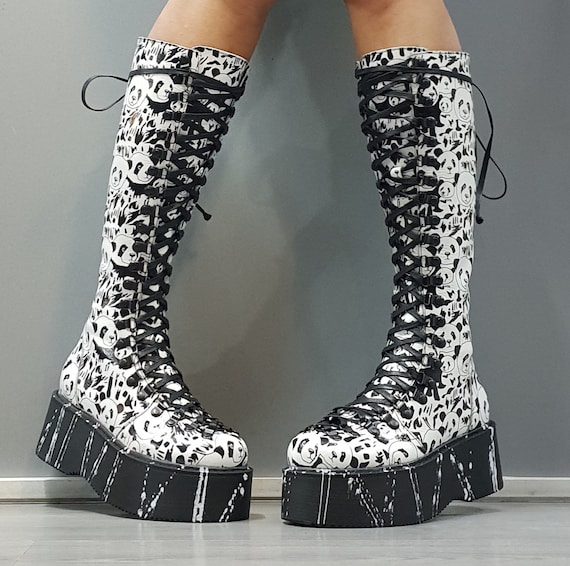 Grunge platform shop shoes