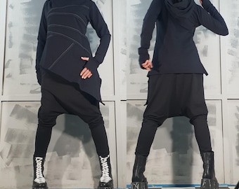 Avant Garde Cotton Pants, Harem Women Trousers