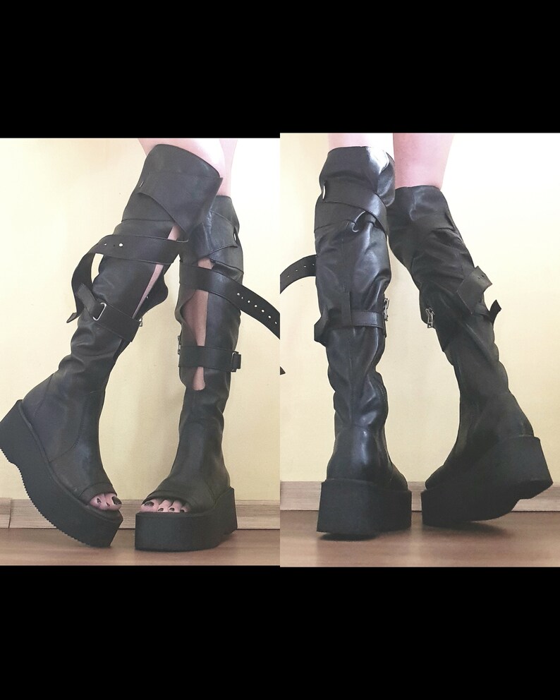 Stivali Gladiator estivi Stivali alti platform Scarpe | Etsy Italia