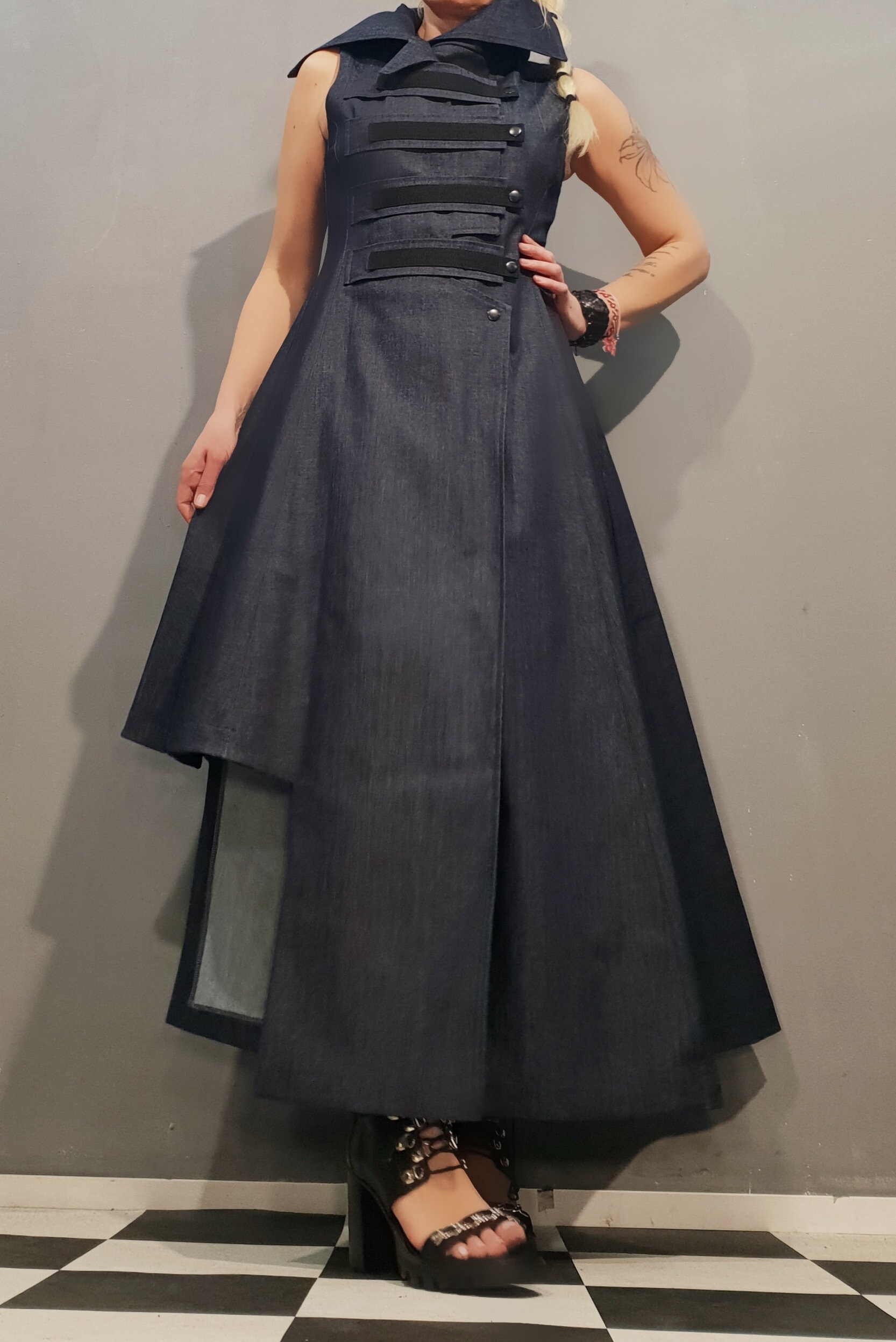 avant garde blue dress Stormy Avant-garde. , One-of-a-kind handmade Avant-garde #dresses at dressndesign.com/avant-garde/ , Fashion DREAM video #creative #fashion #dressndesign777
