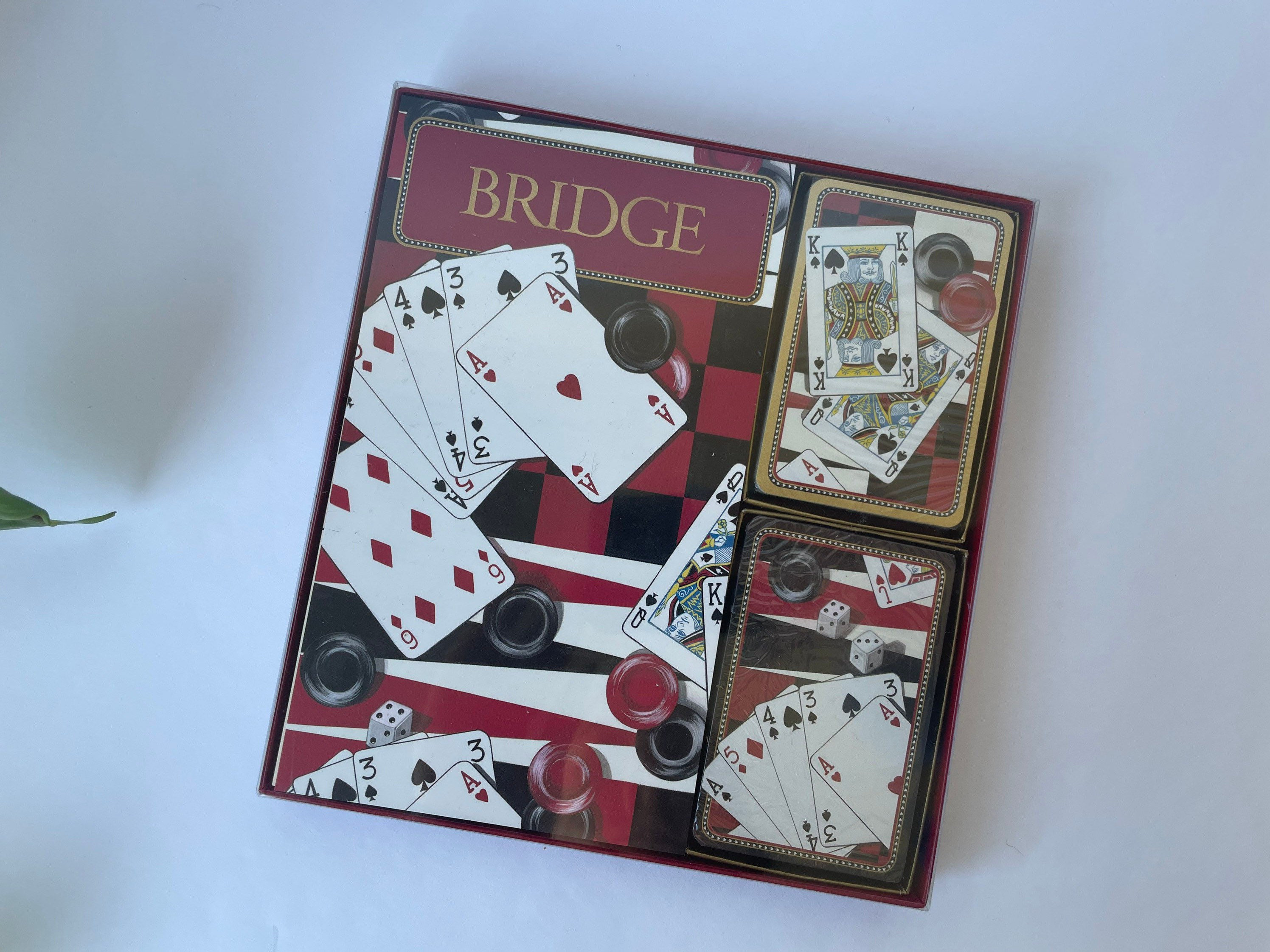 Viennese Nouveau Bridge Gift Set - 2 Playing Card Decks & 2 Score Pads