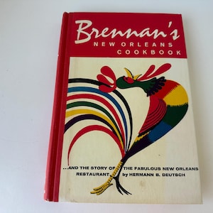 1964 Brennans New Orleans Cookbook, Hermann B Deutsch, Collectible Cookbook, Vintage Cookbook, Gift for Chef, New Orleans Cookbook