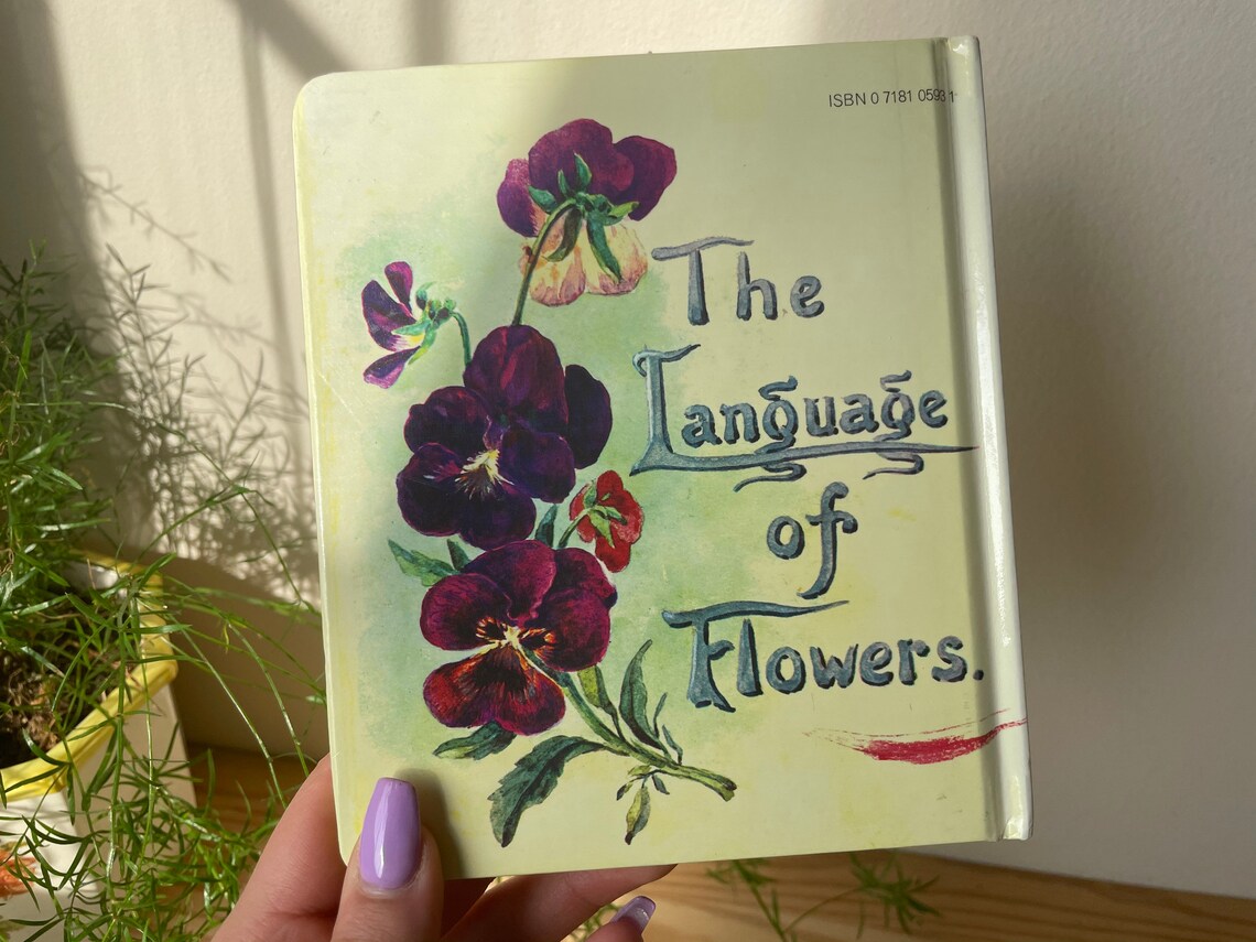 Vintage 1994 Imprint of The Language of Flowers Book Vintage Etsy