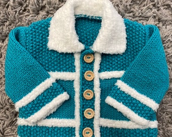 0-6m Snowflake Cardigan