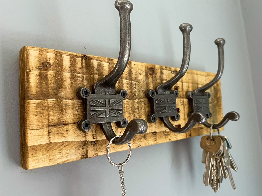 Reclaimed Key Rack Coat Rack | Key Rack | Reclaimed Key Rack | Reclaimed Coat Rack ...