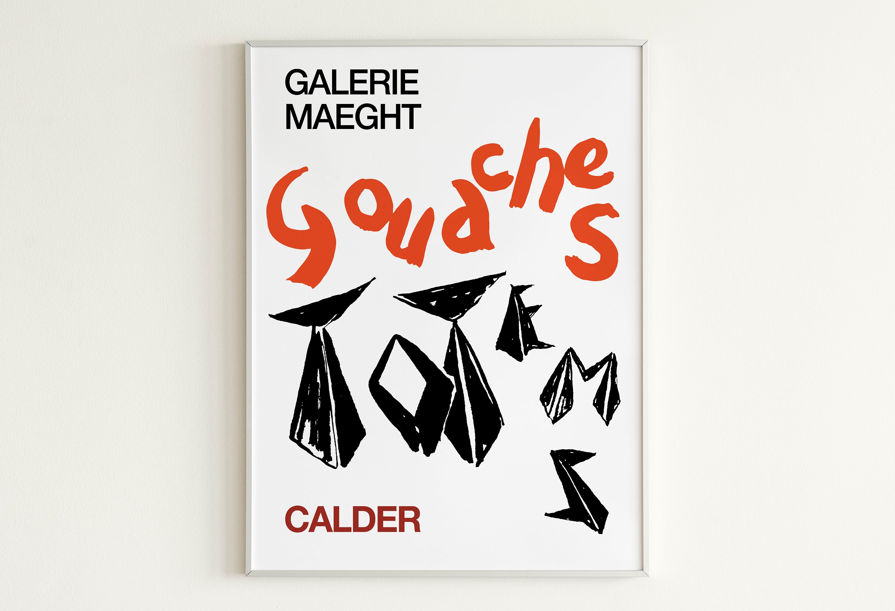 Galerie Poster Alexander Calder Gouaches Digital - Etsy